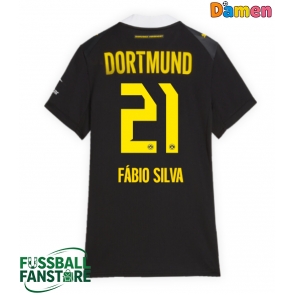 Borussia Dortmund Fabio Silva #21 Replik Auswärtstrikot Damen 2026-27 Kurzarm